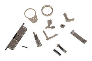 The WMD Guns Nickel Boron AR15 Accent Build Kit comes with upper and lower receiver parts